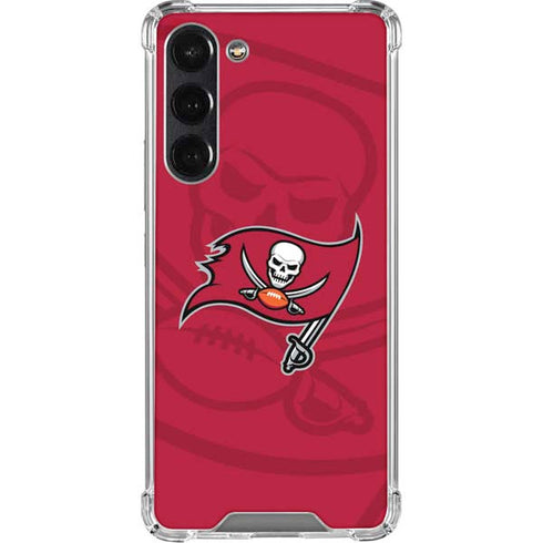 NFL Tampa Bay Buccaneers Double Vision Galaxy S24 FE Clear Case
